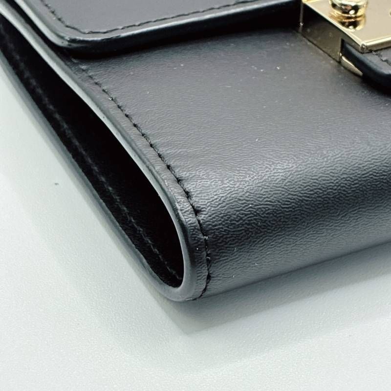 FURLA フルラ 二つ折り財布 メトロポリス ロゴプレート 小物 