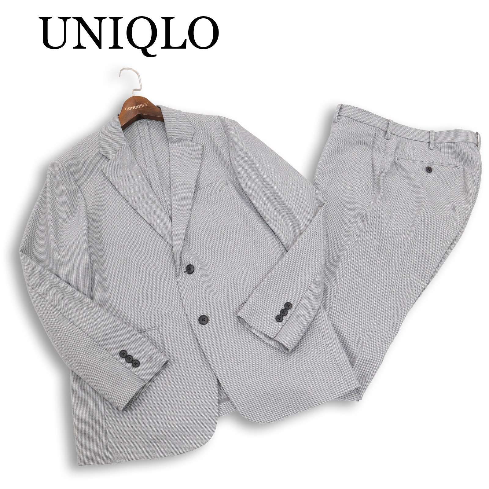 UNIQLO ユニクロ 【感動ジャケット&パンツ】 春夏 千鳥柄 ストレッチ