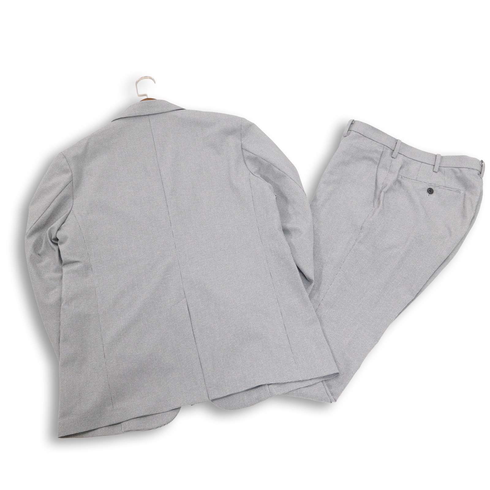 UNIQLO ユニクロ 【感動ジャケット&パンツ】 春夏 千鳥柄 ストレッチ