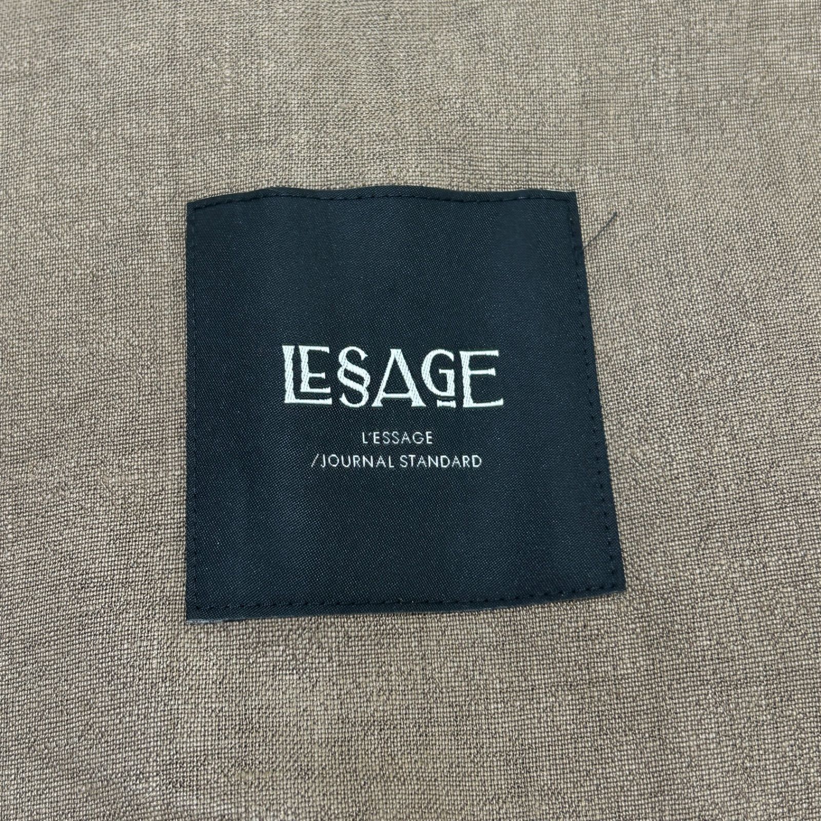 JOURNAL STANDARD L'ESSAGE リネンストレッチハーフスリーブジャケット