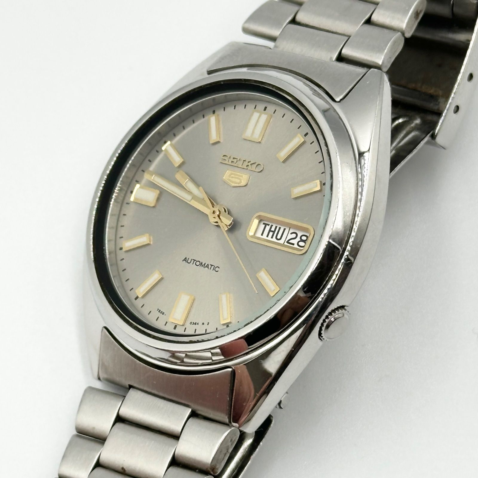 SEIKO 5 セイコー ファイブ 腕輪時計 自動巻き 7S26-3040 【24時間以内 