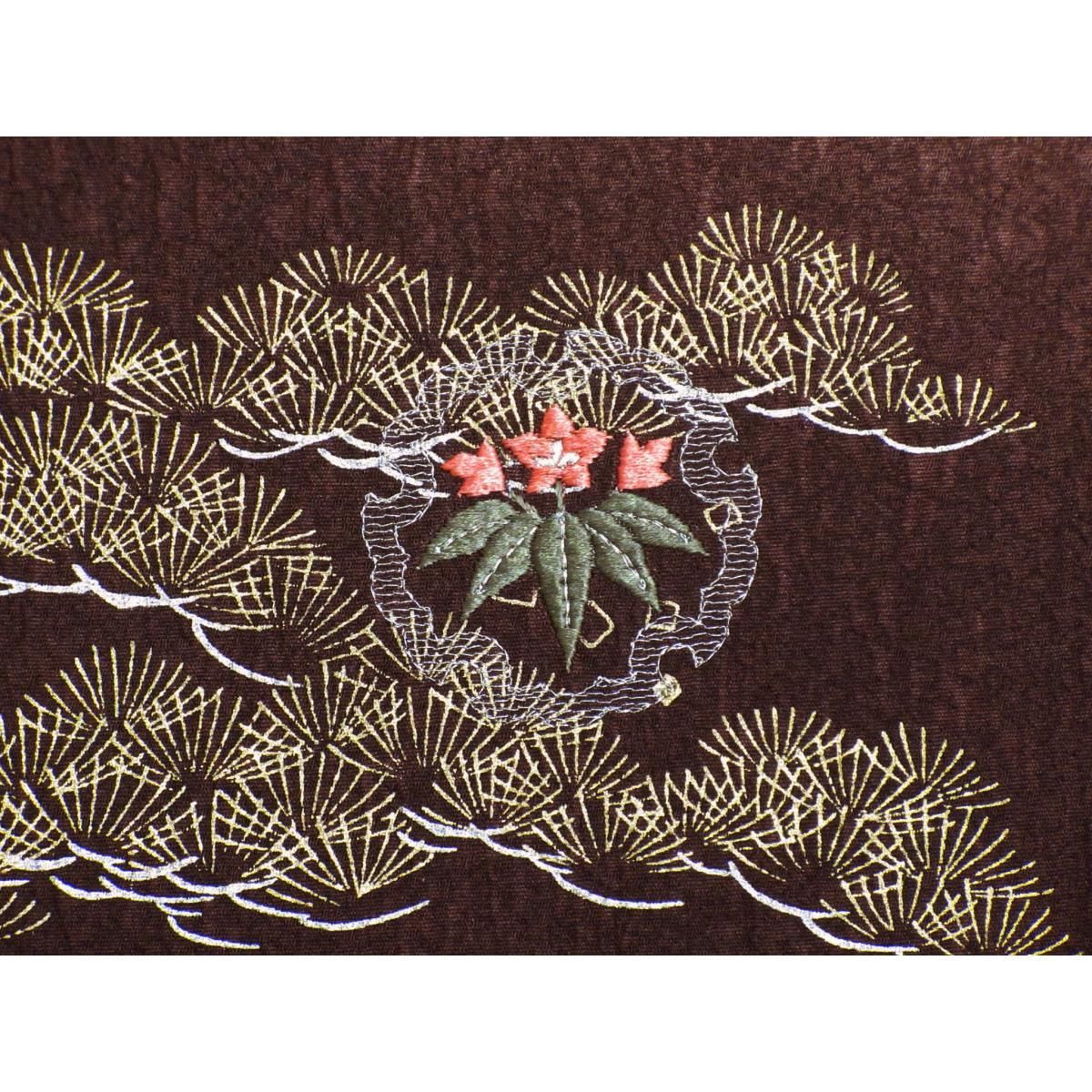 訪問着 金彩加工 刺繍入り 裄丈S寸 身幅L寸 - メルカリ