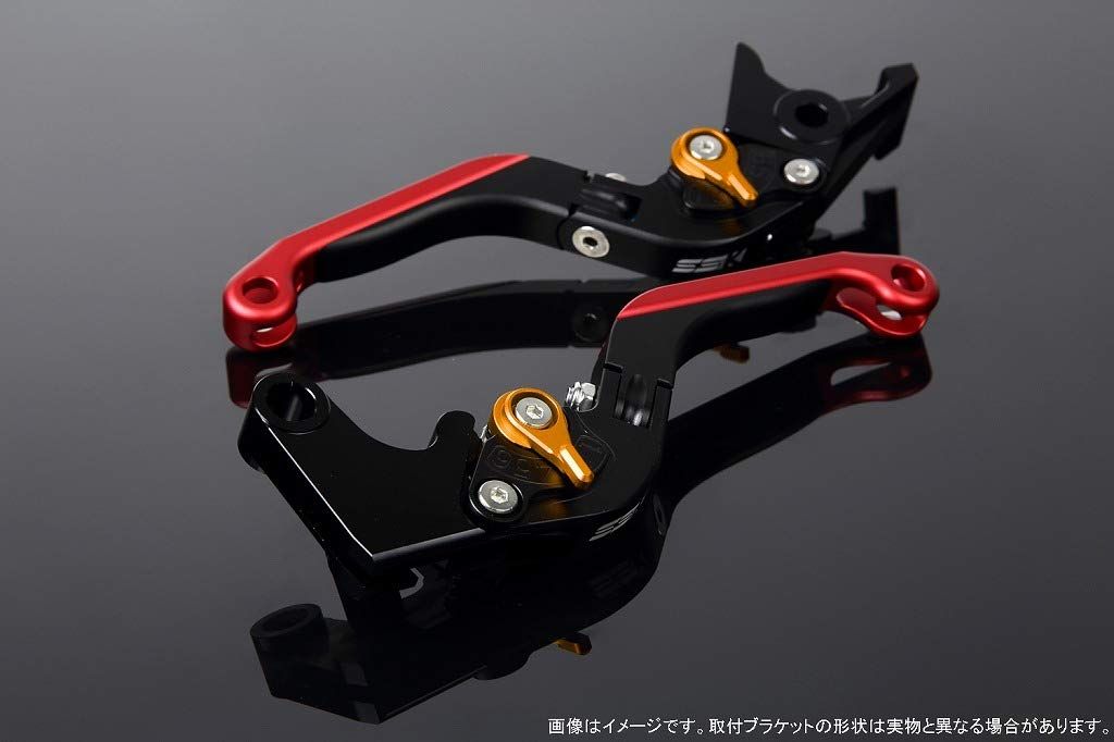 新品 SSK スピードラ アジャストレバーセット 可倒延長式 レバー本体カラー:マットブラック アジャスターカラー:マットゴールド エクステンションカラー:マットレッド YAMAHA XMAX 14,192円