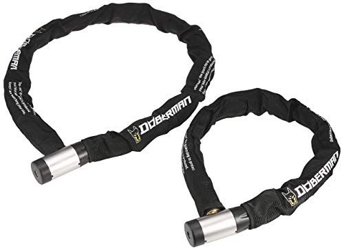 ドーベルマン(DOBERMAN) 1本の鍵で2本をロック!! 繋げれば2mのロング仕様に!!バイク ジョイントケーブルロック ツイン DBL-008送料無料 db52cb8b