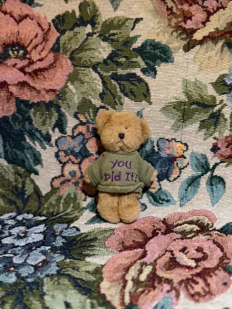 ヴィンテージ 小さい Teddy Bear クマのぬいぐるみ (You did it )