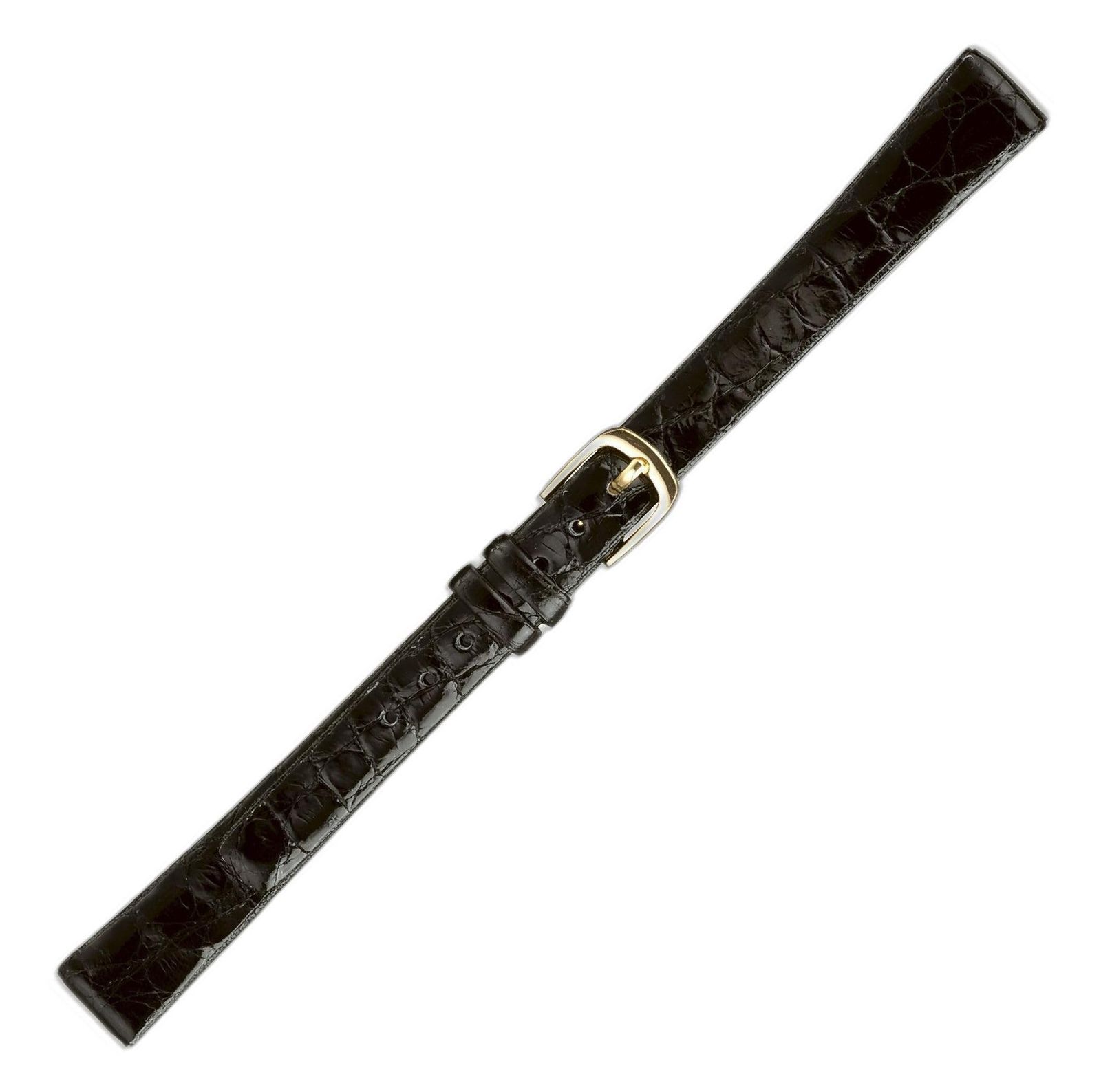 新品 [EICO(エイコウ)] maruman(マルマン) 時計バンド ワニ(サイド)Lサイズ 日本製 G 28225 黒 12mm