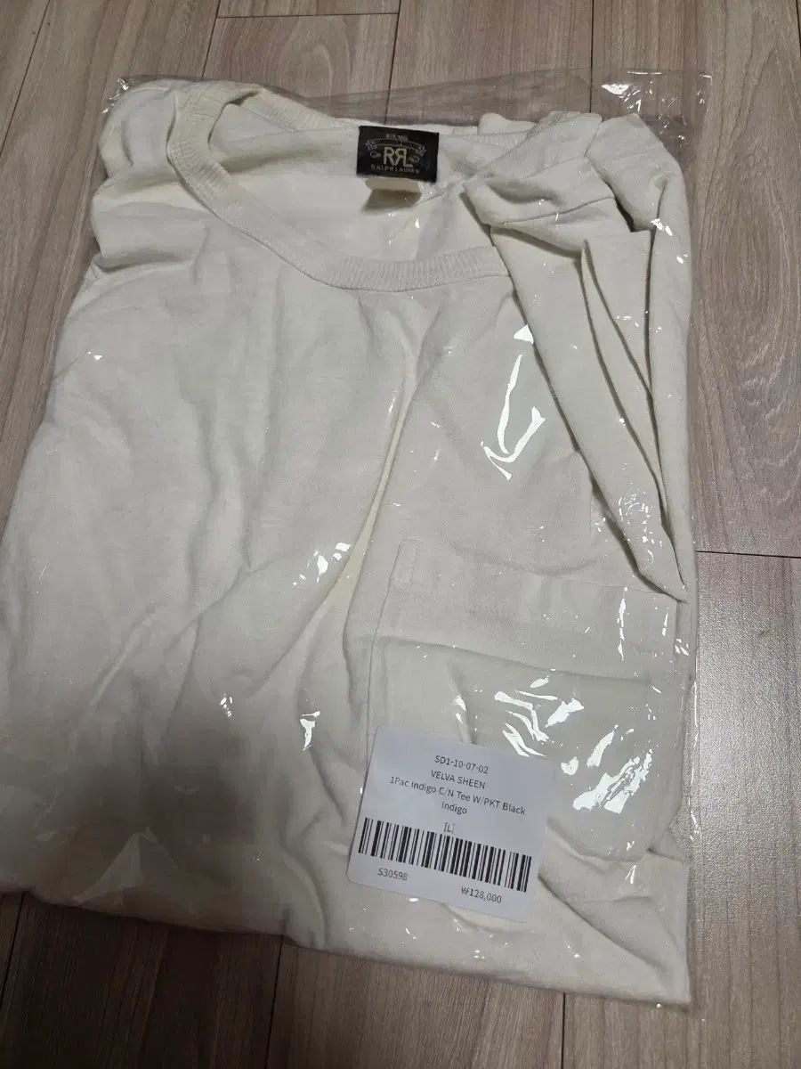RRL(ダブルアールエル) ガーメントダイ ポケット 半袖 Tシャツ L