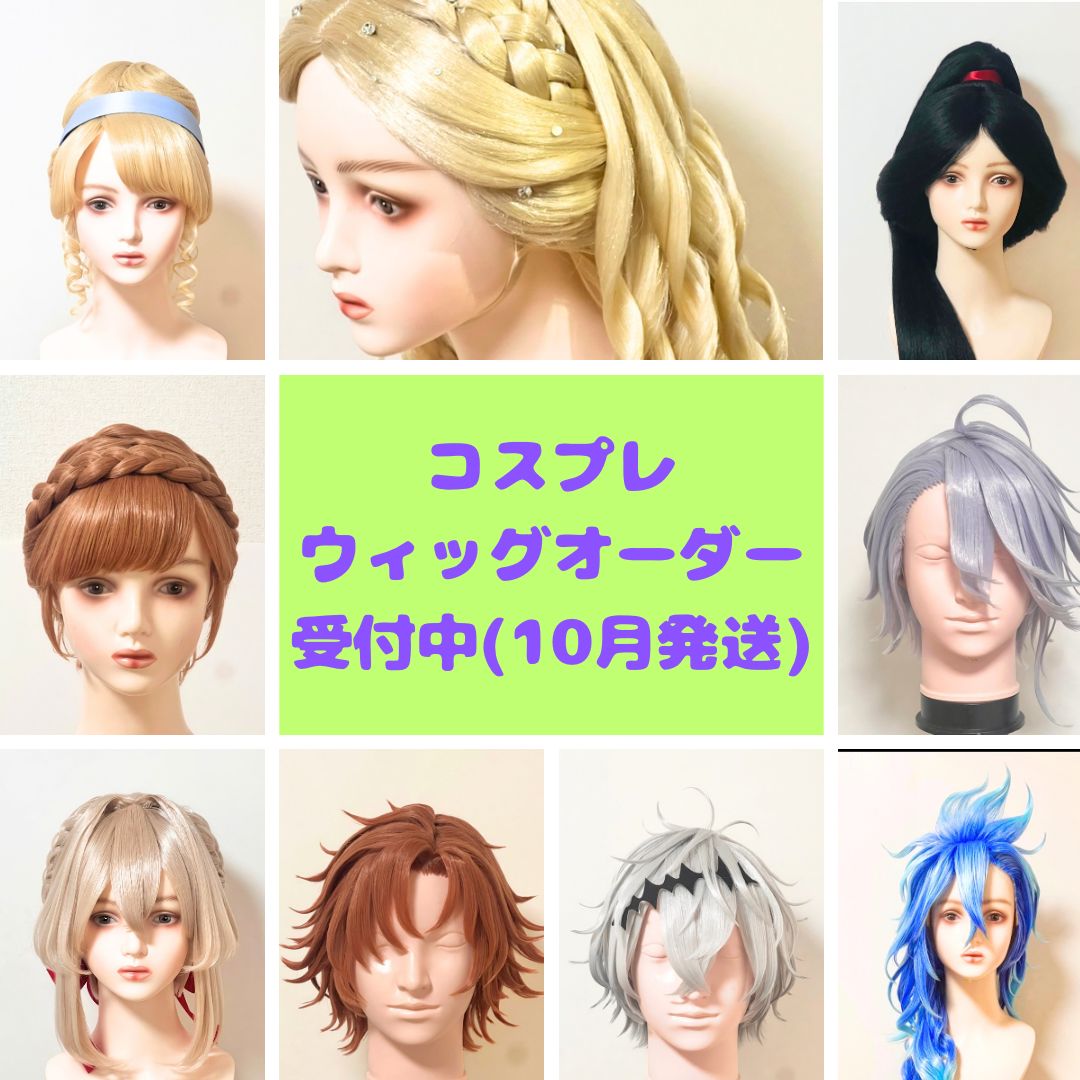 夕凪様 コスプレ ウィッグ オーダー 専用ページ 7／1より受付 コスプレウィッグオーダー10月発送分受付 - メルカリ