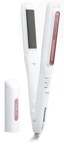 パナソニック ヘアアイロン カール・ストレート両用 海外対応 32mm 白 EH-HW12-Wpms 600e6c7d
