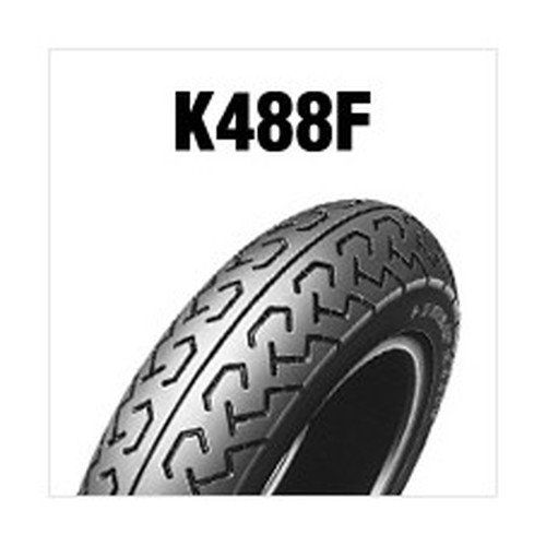 新品 DUNLOP(ダンロップ)バイクタイヤスクーター用 K488 フロント 100/100-12 62J チューブレスタイプ(TL) 305557 二輪 オートバイ用
