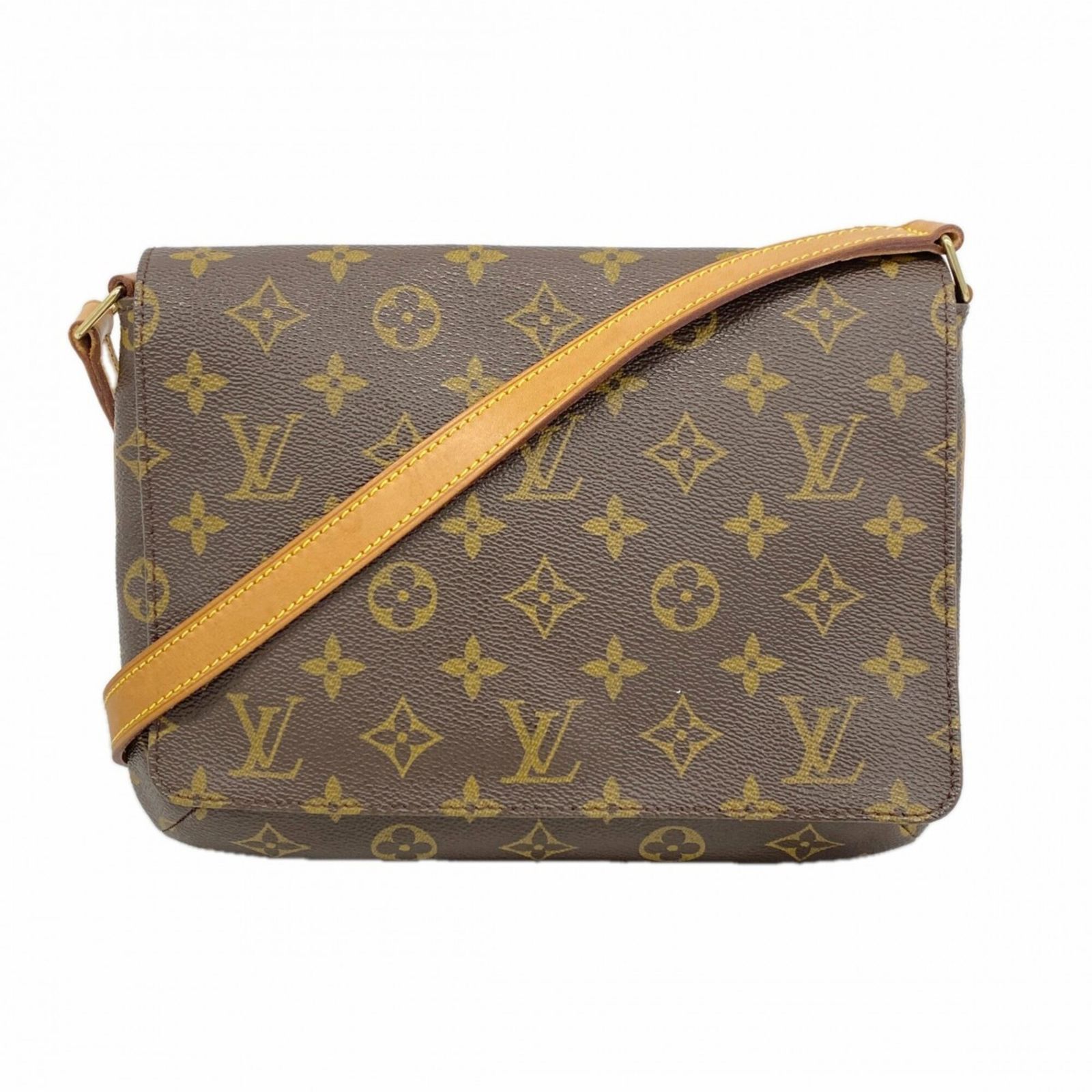 ルイ・ヴィトン(Louis Vuitton) ルイ・ヴィトン ショルダーバッグ モノグラム ミュゼットタンゴショートストラップ M51257 ブラウンレディース
