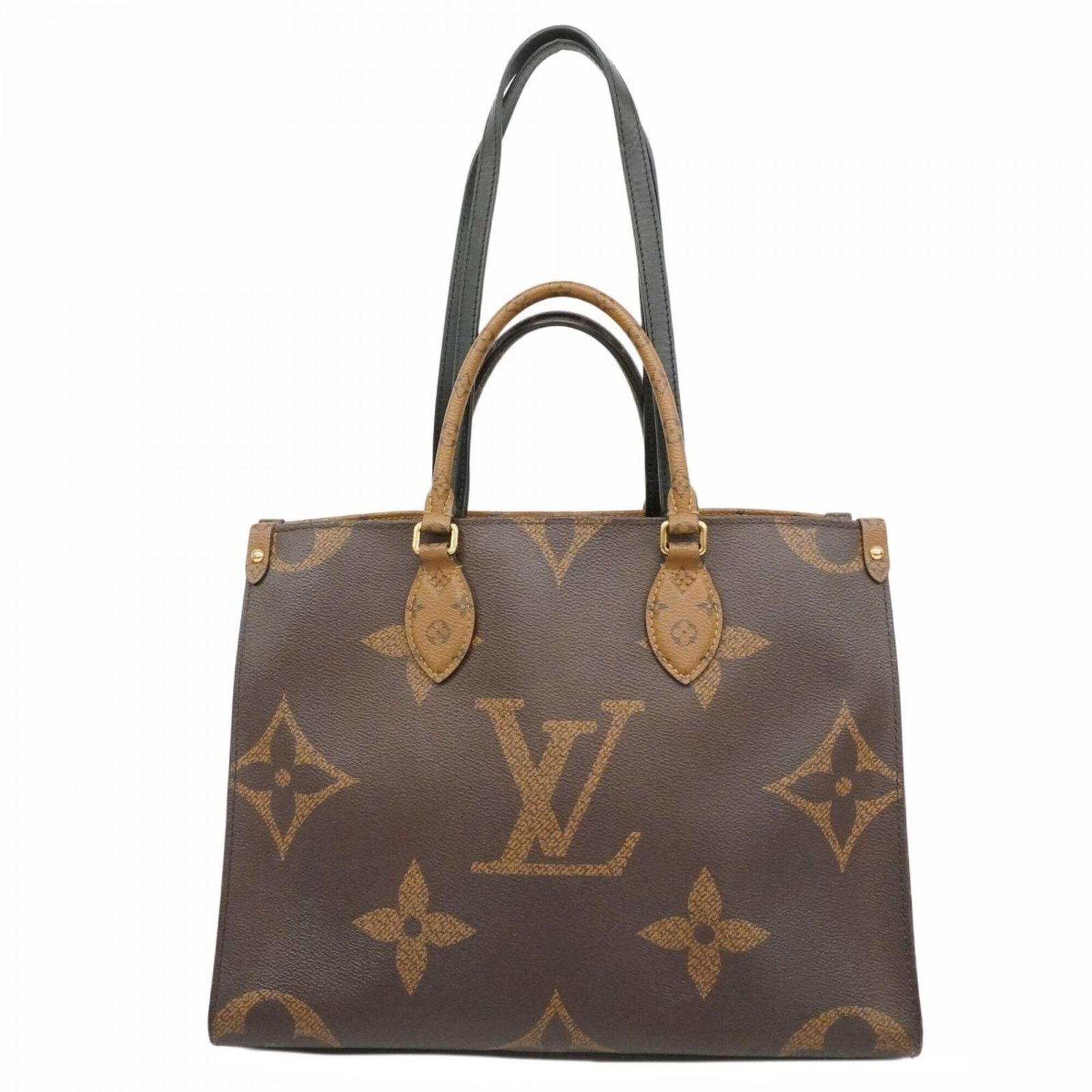 ルイ・ヴィトン(Louis Vuitton) ルイ・ヴィトン トートバッグ モノグラム・ジャイアント リバース オンザゴーMM M45321 ブラウン 2wayバッグレディース