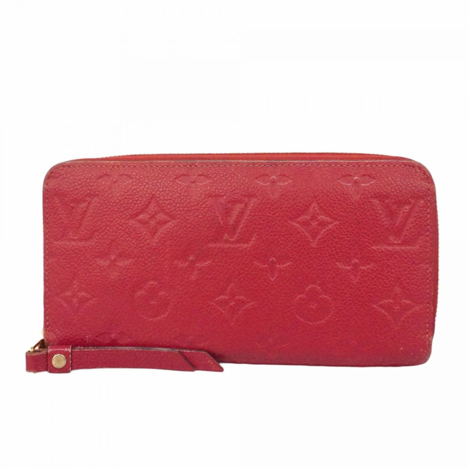 ルイ・ヴィトン(Louis Vuitton) ルイ・ヴィトン 長財布 モノグラム・アンプラント ジッピーウォレット M63691 スカーレットメンズ レディース