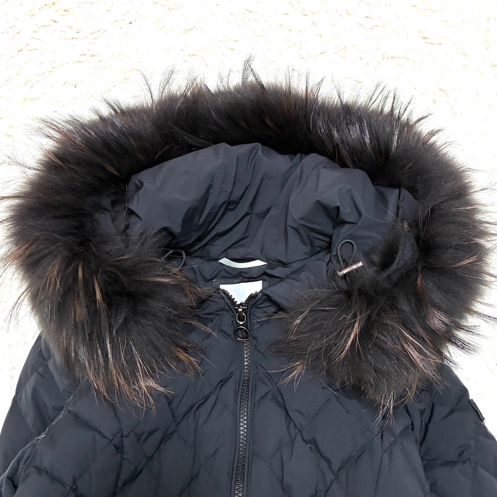 美品 タトラス TATRAS ダウンコート ブラック ナイロン LTA5IS4399 