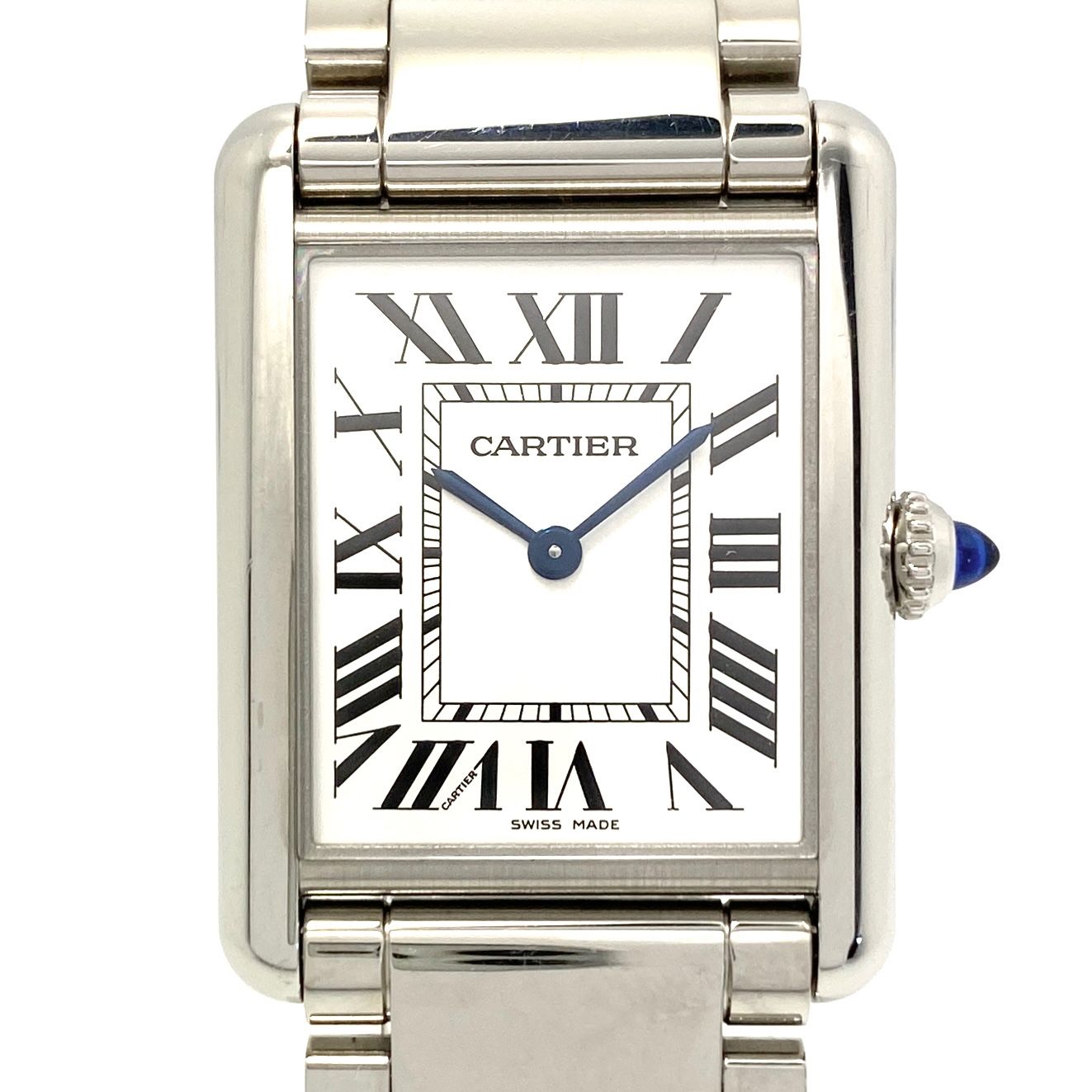 腕時計 メンズ レディース カルティエ Cartier タンクマスト LM WSTA0106 シルバー クォーツ 2針 ユニセックス