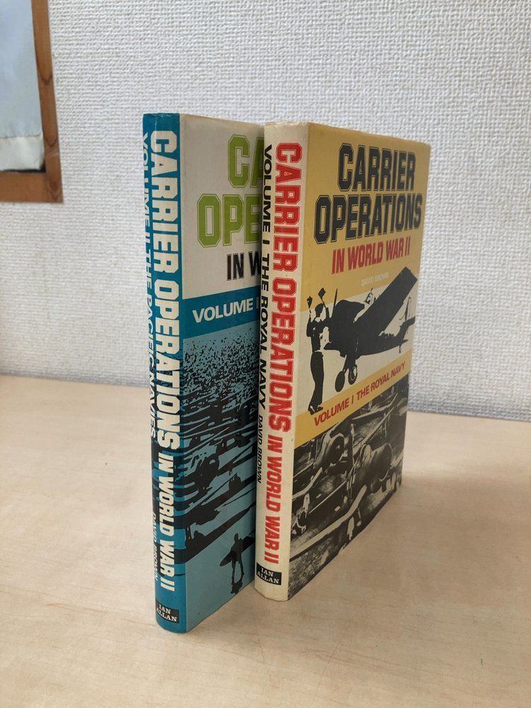 洋書】 CARRIER OPERATIONS in World War 2 第二次世界大戦 空母作戦 2冊