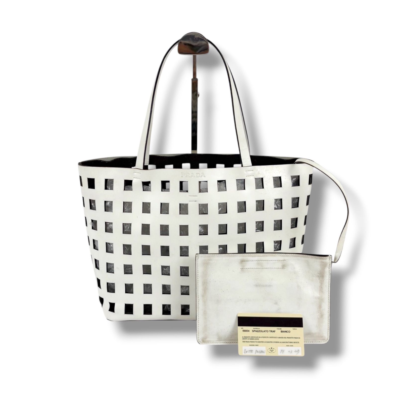 PRADA トートバッグ 2WAY ショルダー、ミラー付 【公式通販】