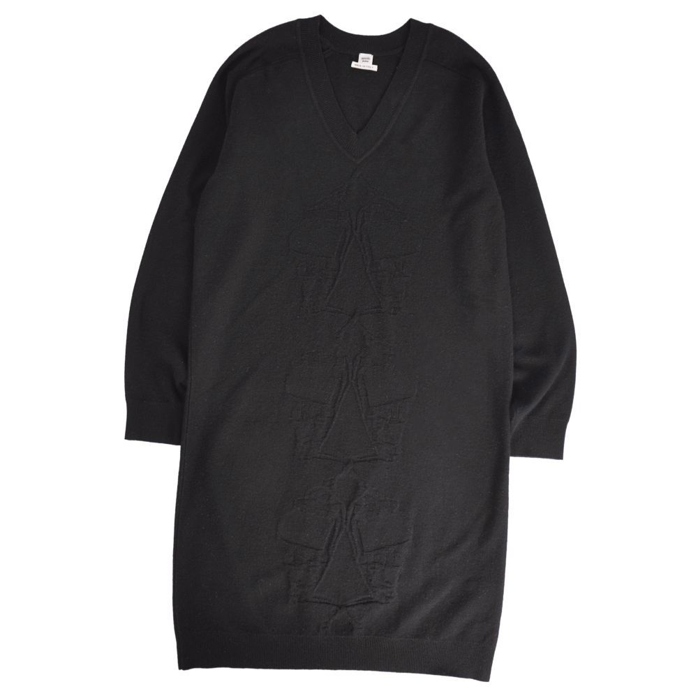 美品 エルメス HERMES ワンピース 21AW ニット ロングスリーブ 長袖