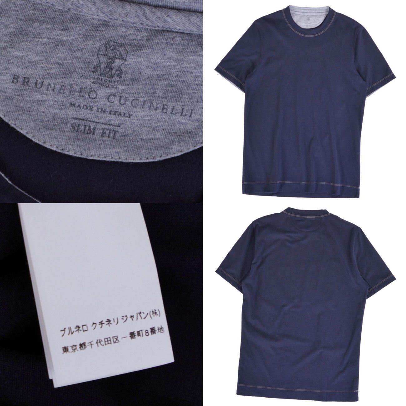 美品 ブルネロクチネリ BRUNELLO CUCINELLI Tシャツ カットソ - メルカリ