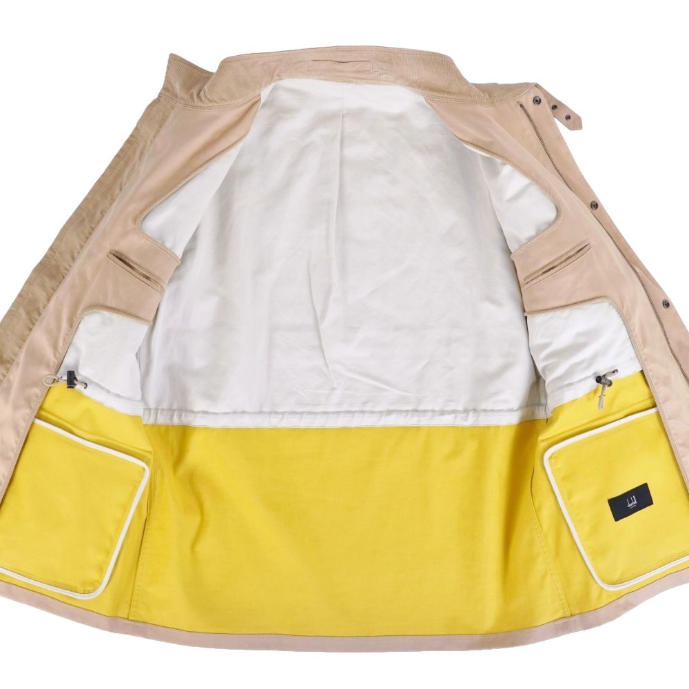 美品 ダンヒル Dunhill ジャケット ブルゾン ジップアップ コットン ギ