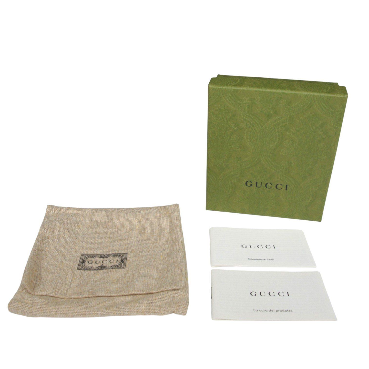 中古】GUCCI グッチ GGマーモント 二つ折り財布 レディース ブラック 