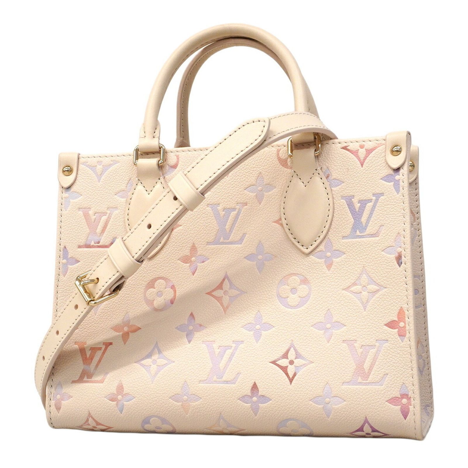 ルイ・ヴィトン(Louis Vuitton) ルイ・ヴィトン ハンドバッグ モノグラム・アンプラント オンザゴーPM M25770 ドリームクリーム 2wayバッグレディース