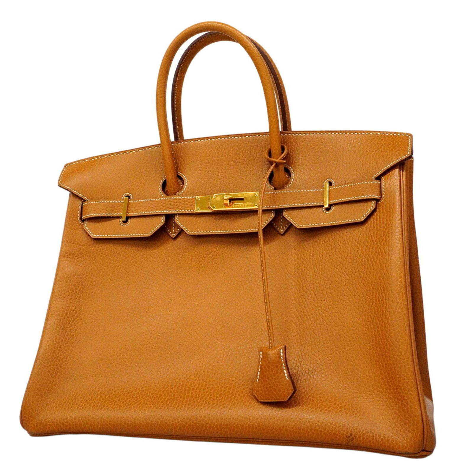 エルメス(Hermes) エルメス ハンドバッグ バーキン35 アルデンヌ ナチュラル ○Y刻印レディース