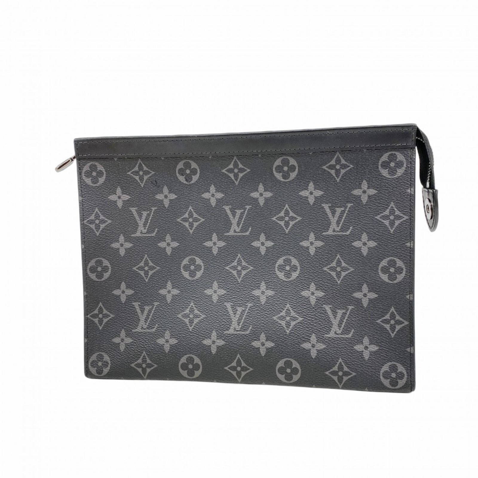 ルイ・ヴィトン(Louis Vuitton) ルイ・ヴィトン クラッチバッグ モノグラム・エクリプス ポシェットヴォワヤージュMM M61692 ブラックメンズ