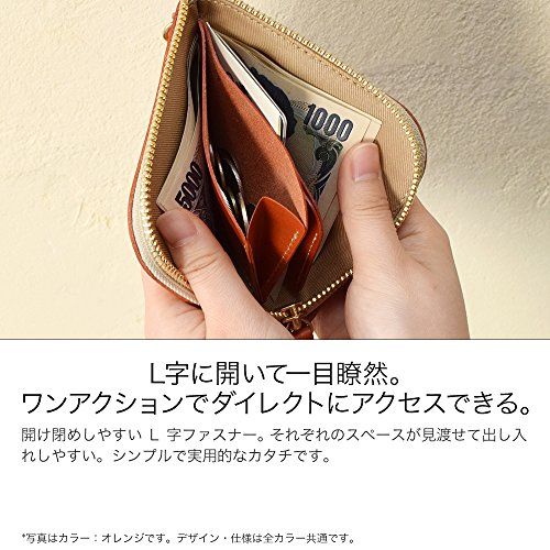 HUKURO 財布 究極サイフ ショート メンズ レディース 革 コンパクト 日本製 オレンジ/ bc8161af