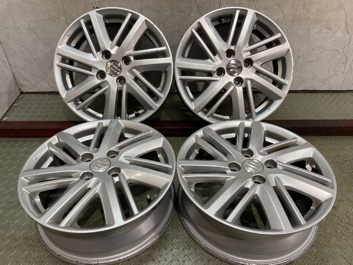 SUZUKI スズキ ソリオ 純正ホイール 15インチ 4本 5J4HPCD100+45 ハスラー/ワゴンRにも　(MHC589)