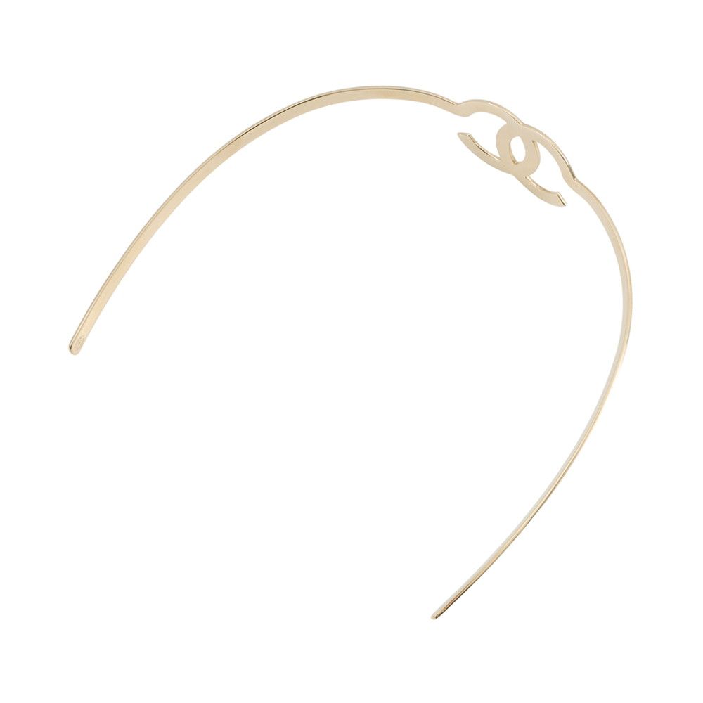 シャネル カチューシャ ココマーク メタル A21 S CHANEL ヘアアクセサリー