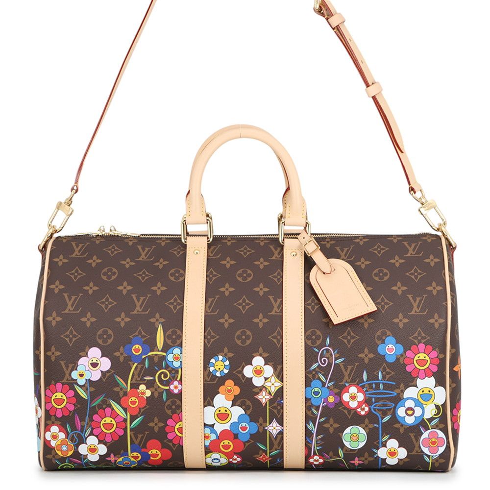 ルイヴィトン ボストンバッグ モノグラム LV × TM キーポル・バンドリエール45 M14182 トラベルバッグ 旅行バッグ 村上隆その他