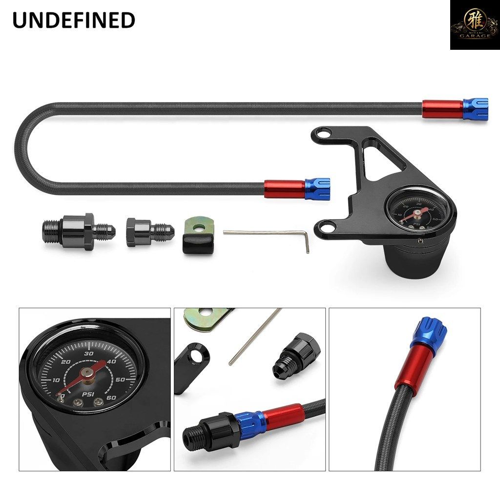 0-60PSI 油圧計取り付けキット ハーレー ビッグツインズ エボリューション EVO 1970-99 FX FL 1970-84 ツーリング ダイナ ソフテイル 1984-