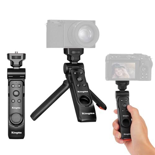 King MaカメラグリップSony/Canon/Nikon対応 カメラ 三脚Bluetoothリモコン付き ミニ三脚カメラスタンド自撮り棒 対応Sony ZV-1 ZV-E1 ZV-1F ZV-E10 A7 IV RX100VII/ Can d8317676 6,597円