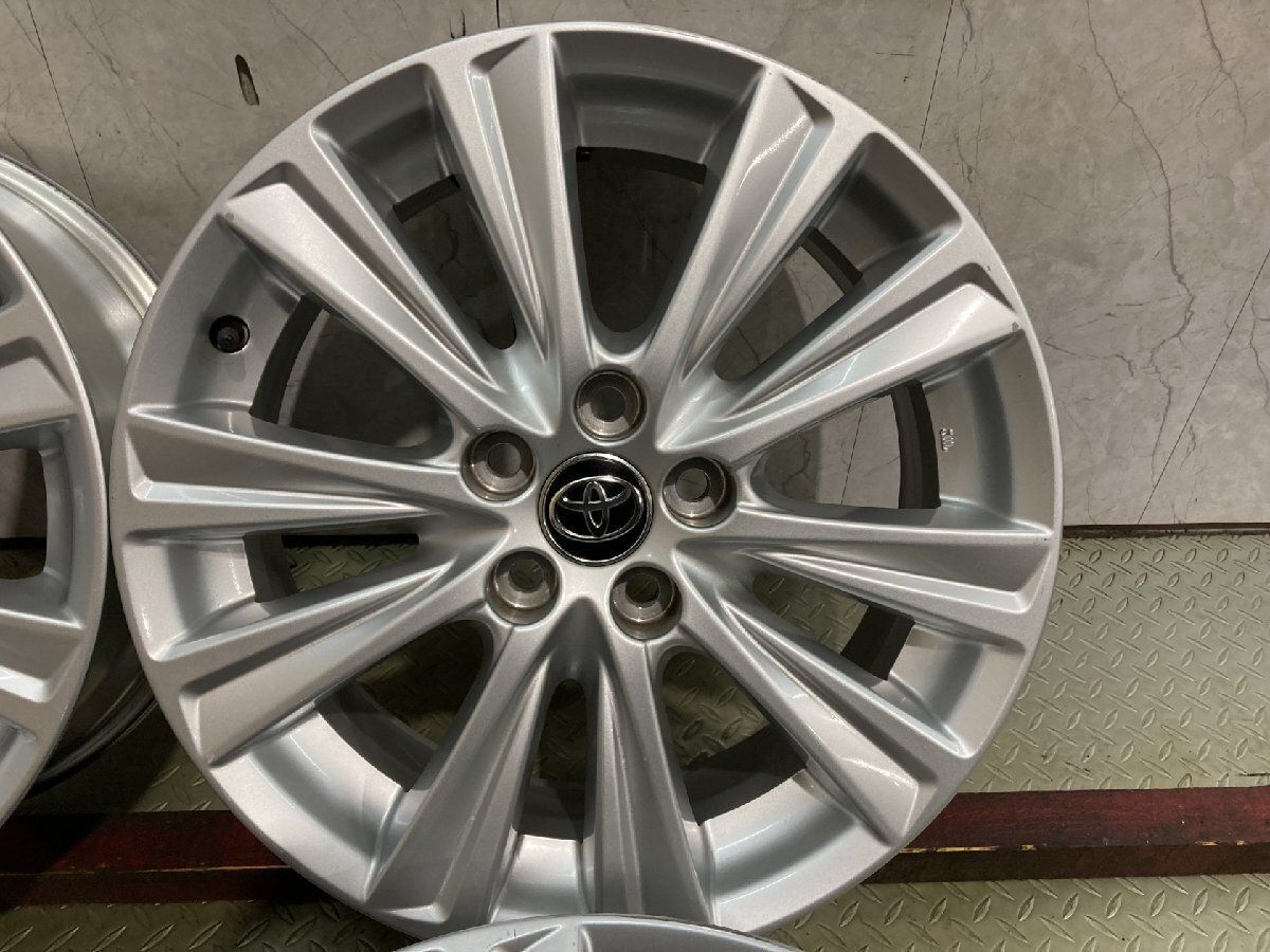 TOYOTA トヨタ 30系アルファード 純正ホイール 18インチ 4本 7.5J5HPCD114.3+45 ヴェルファイアにも　(SHA014) TOYOTA トヨタ 30系アルファード 純正ホイール 18インチ 4本 7.5