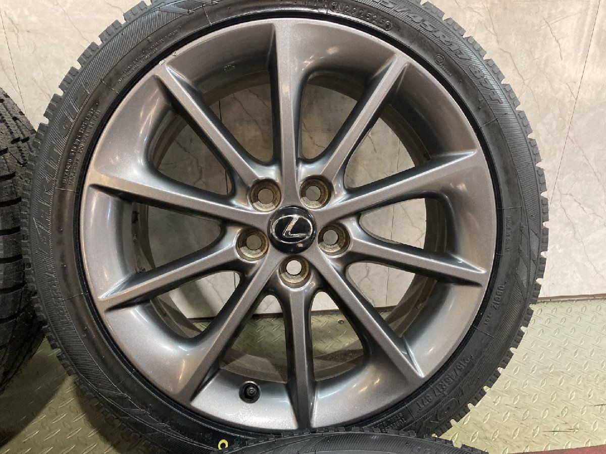 新品 25年製 バランス済【TY GIZ 215/50R17】スタッドレス【TOYOTA プリウスα 純正ホイール 17インチ 7J5HPCD114.3+45】SAIにも　(MTI102) クレジットカード QRコード決済可能 タイヤ新品 25年製【TY GIZ 215/45R17】スタッドレス【レクサスCT 200h