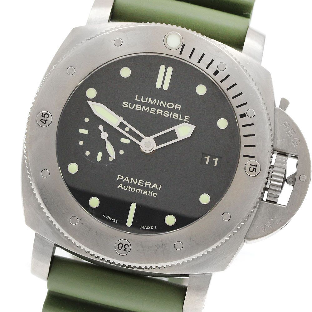 パネライ PANERAI PAM00305 ルミノール サブマーシブル 1950 3デイズ チタニオ デイト 自動巻き メンズ _960716