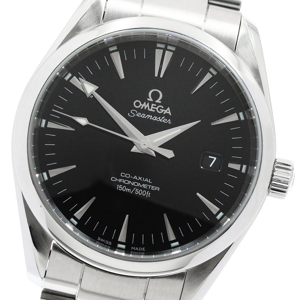 オメガ OMEGA 2503.50 シーマスター アクアテラ コーアクシャル デイト 自動巻き メンズ 美品 _961351