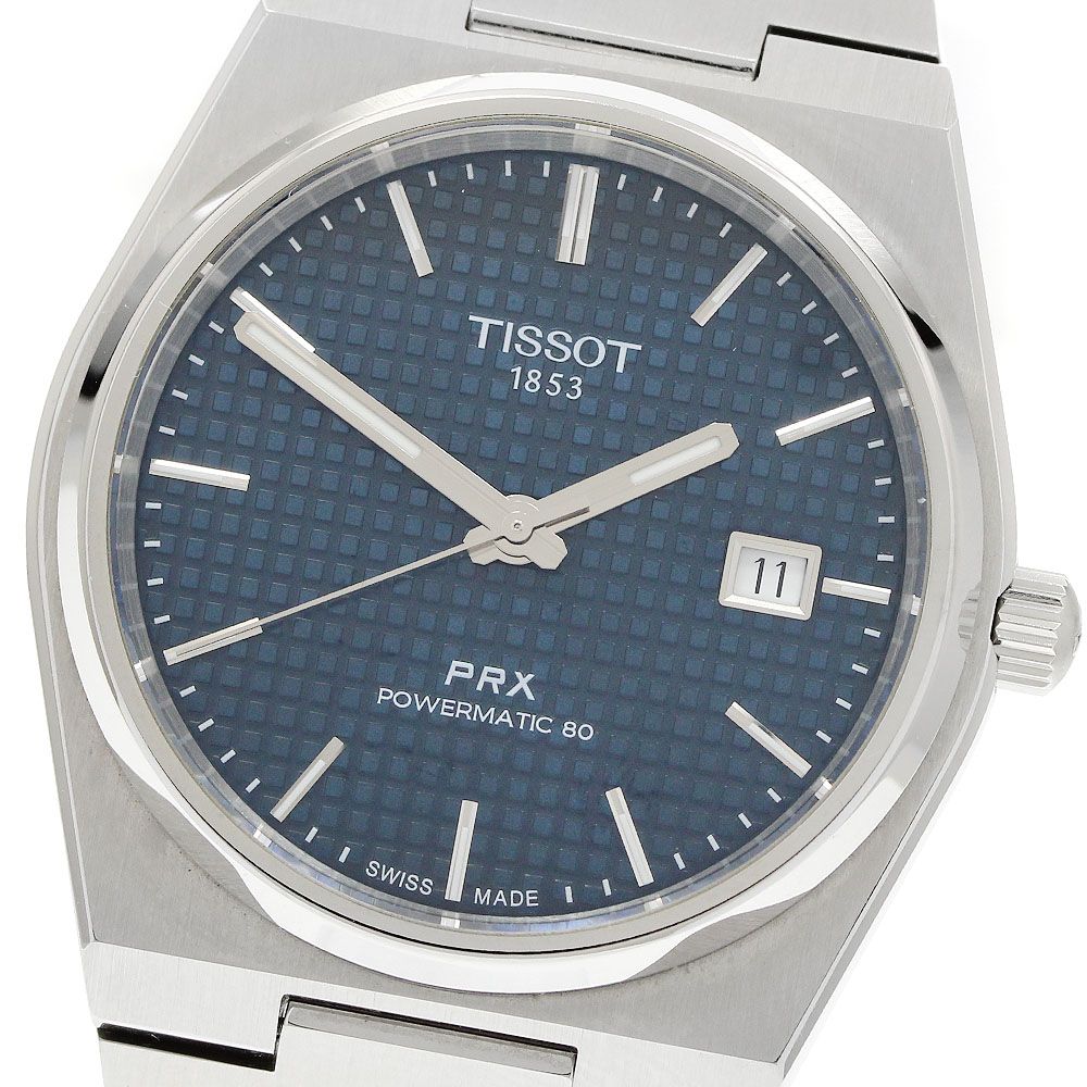 ティソ TISSOT T137.407.11.041.00 PRX デイト 自動巻き メンズ 良品 保証書付き_961115