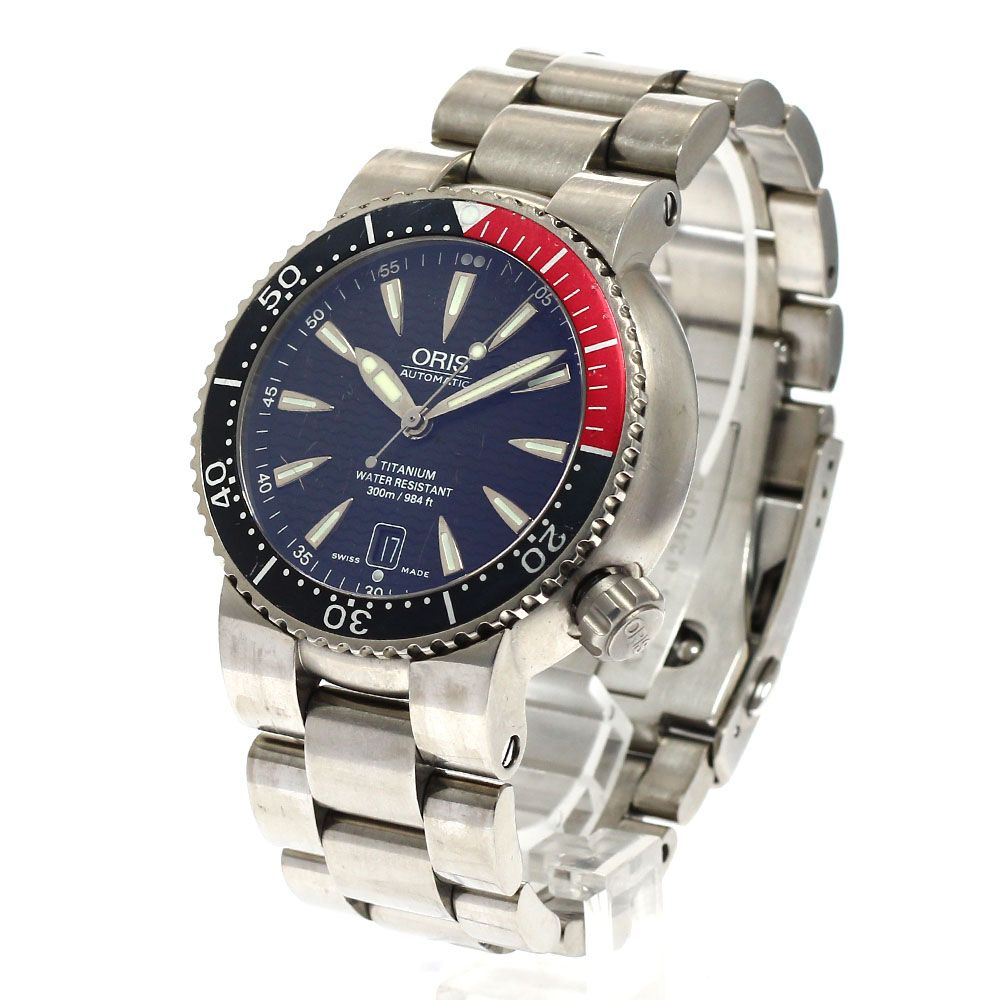 訳あり オリス ORIS 7562P ダイバー デイト 自動巻き メンズ _955190