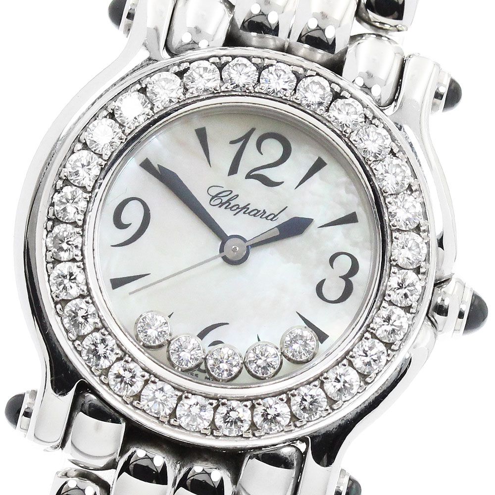 ショパール Chopard 27/8275-23/11 ハッピースポーツ 5Pダイヤ クォーツ レディース _957467
