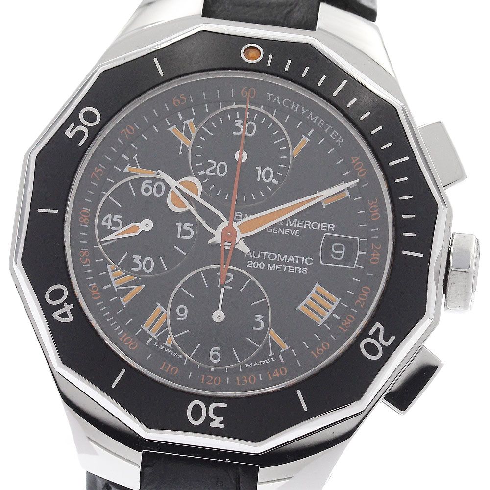 ボーム&メルシェ Baume & Mercier 65638 リビエラ クロノグラフ 自動巻き メンズ _957206