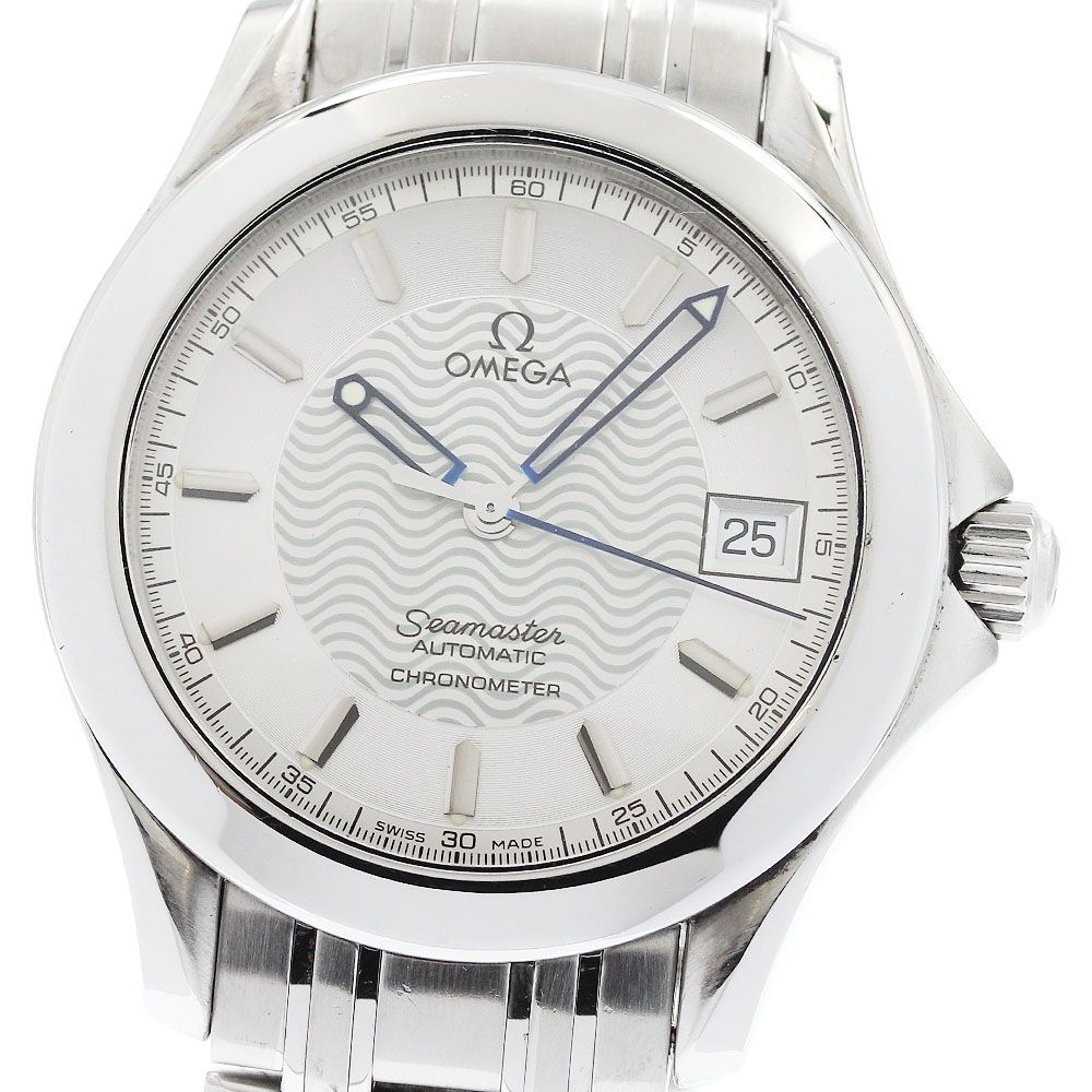 オメガ OMEGA 2501.31 シーマスター 120m デイト クロノメーター 自動巻き メンズ 良品 _959954