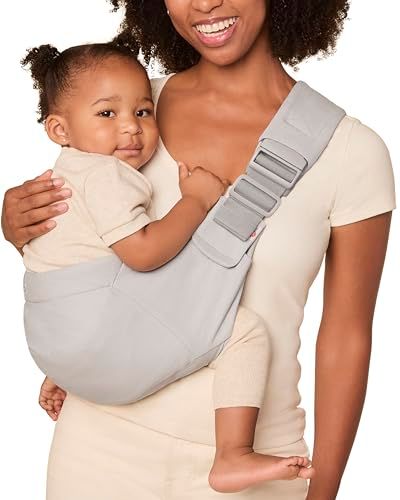 Ergobaby(エルゴベビー) Upsie アップシー スリング パールグレー 抱っこ紐 き 日本正規品 6ヶ月から48ヶ月まで 20.4kgまで サブキャリア コンパクト 綿 抱っこサポート ベビーキャリア 赤ちゃん 子供 CREGBCU b66455eb