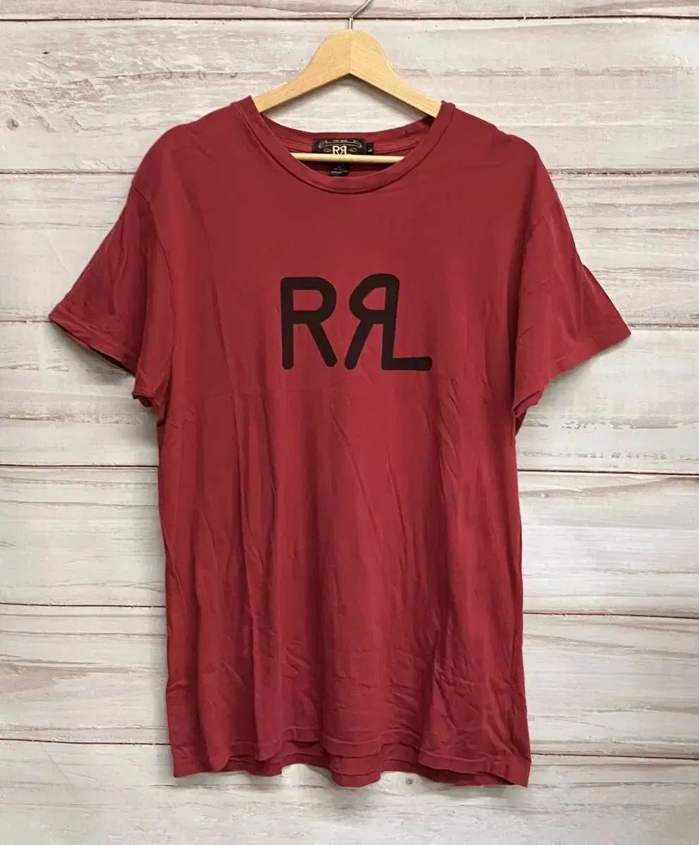 90s RRL(ダブルアールエル) 半袖 Tシャツ レッド 13,008円