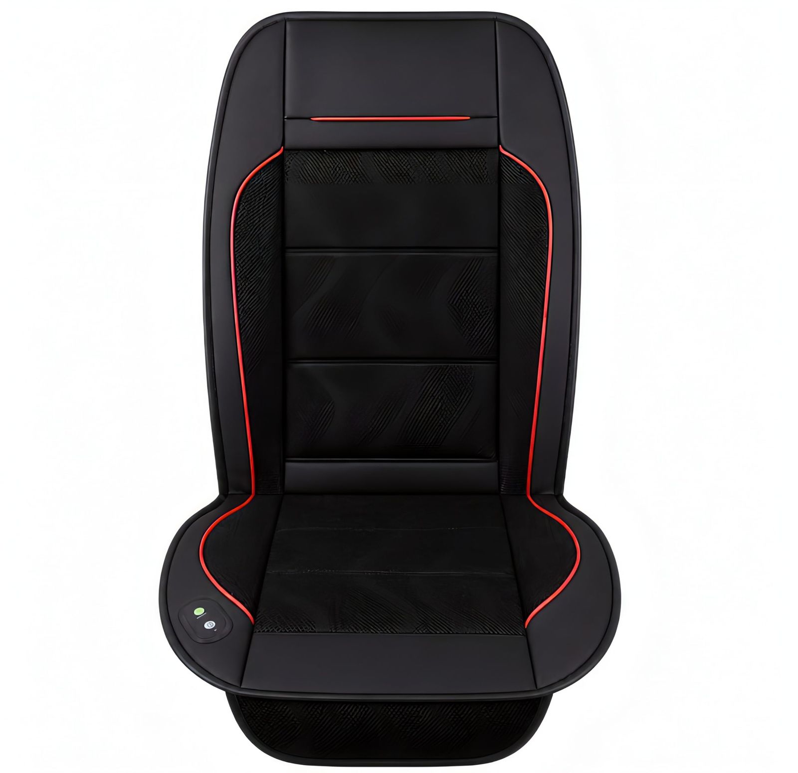 bubulu 24V仕様 シートクーラー カーファンシート トラック バス 車用 汎用 後付け エアー冷却 ベンチレーション シガー電源 暑さ対策 蒸れ対策 (ブラック)