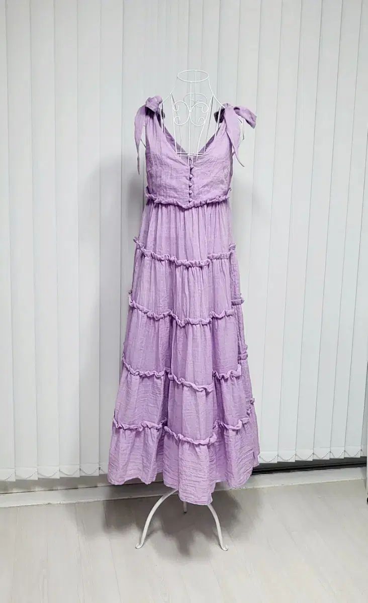 English factory パープル マキシ ロング ONE PIECE xs