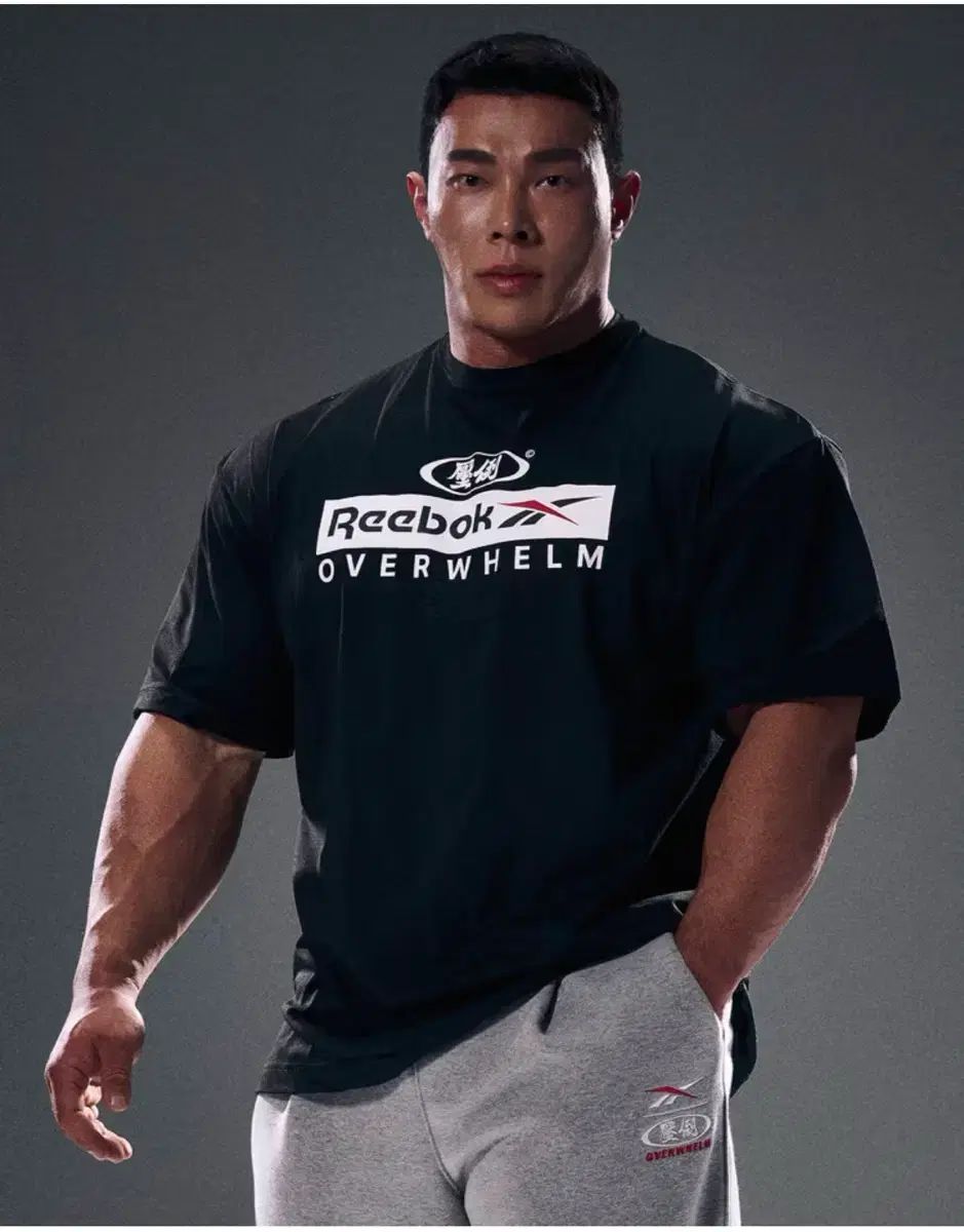 圧倒 リーボック コラボ 半袖 ブラック 2XL (3サイズ)