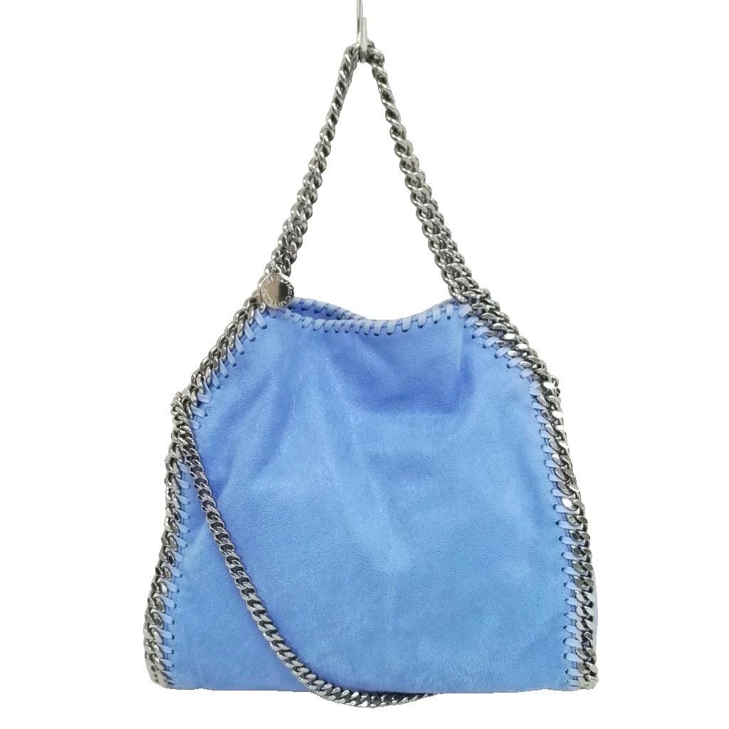 ステラマッカートニー STELLA McCARTNEY ファラベラ ミニ ハンドバッグ ショルダーバッグ ブルー系