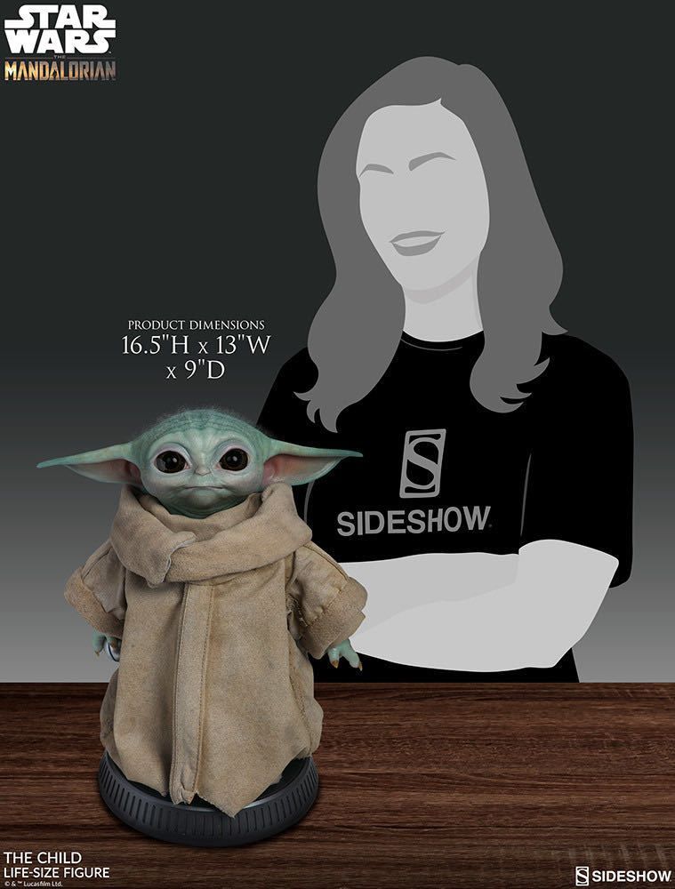Sideshow 1/1 スターウォーズ マンダロリアン グローグ 未開封新品